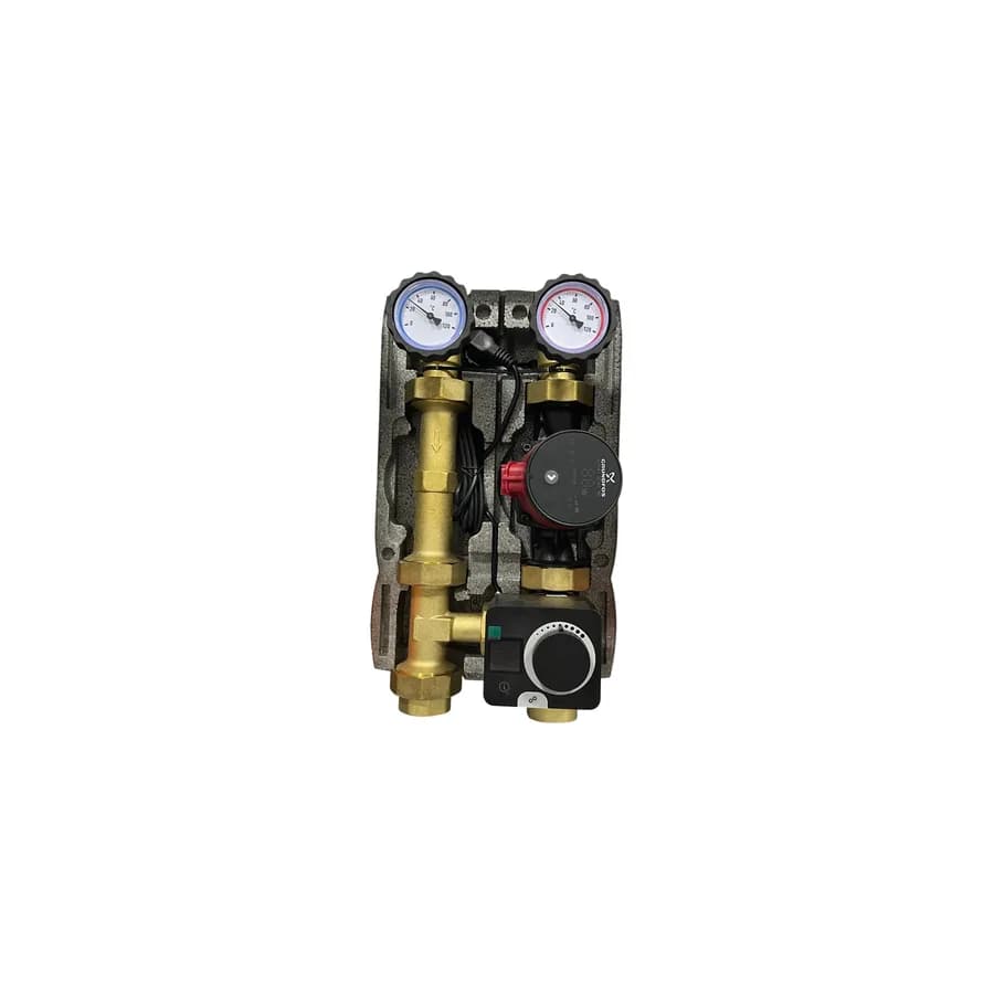 НАСОСНАЯ ГРУППА MOD. M2 MIX3F DX 114 DN32 A6 ACC10 С НАСОСОМ GRUNDFOS ALPHA 1 32-60 M2 MIX3 1 14 20555R-M3F-A6 CT